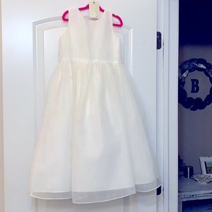 White Flower Girl Dress